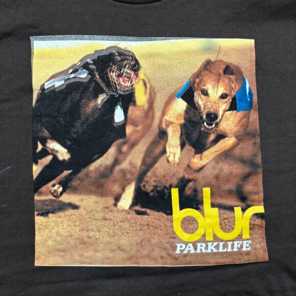 Blur Parklife Album Rock band T-Shirt Size Large - Picture 2 of 5